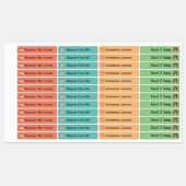 Boho Floral Rainbow Labels voor gepersonaliseerde  (Vel)