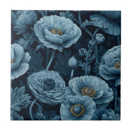 Boho Floral Ranunculus Tiles For Hallway Walls Tegeltje