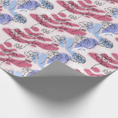 Boho Floral-rapping papier (Hoek)