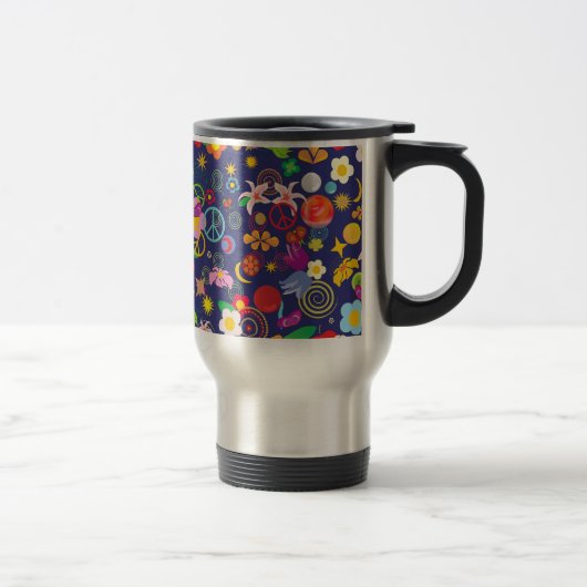 Boho floral reisbeker (Rechts)