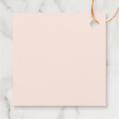 Boho Floral Religious Baptism & Christening Bedankjes Labels (Achterkant)