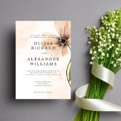 Boho Floral Rustique Automne Faire-part de mariage