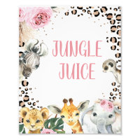 Boho Floral Safari Verjaardagsteken