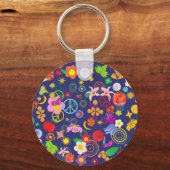 Boho floral sleutelhanger (Voorkant)
