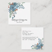 Boho Floral Square Visitekaartje (Voorkant / Achterkant)