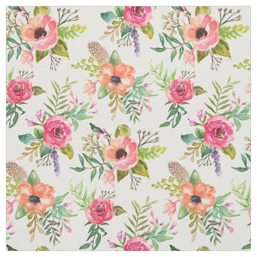 Boho Floral | Tissu (Échantillon)