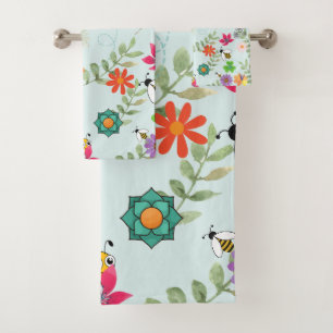 Boho Floral Vert Arrière - plan Motif