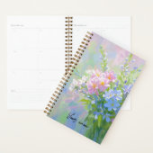 Boho Floral violet rose vert (Devant avec enveloppe)