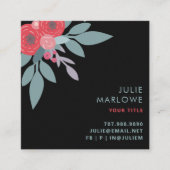 Boho Floral Visitekaartje (Voorkant)