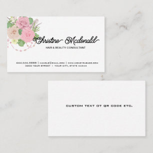 Boho Floral Visitekaartjes - Ontwerp de jouwe onli