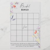 Boho Floral vrijgezellenfeest bingo (Voorkant)