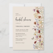 Boho Floral Vrijgezellenfeest Kaart (Voorkant)