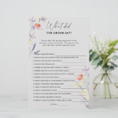 Boho Floral Wat zei de bruidegom tegen het bruidss (Staand voorkant)