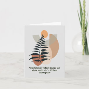 Boho Floral Waterverf kunstliefhebbers Kaart