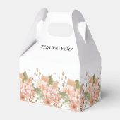 Boho Floral Wedding Bedankdoosjes (Achterkant)