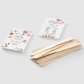 Boho Floral Wedding Handwaaier (Niet-gemonteerd)