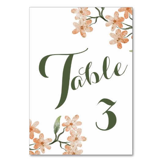 Boho Floral Wedding Kaart (Voorkant)