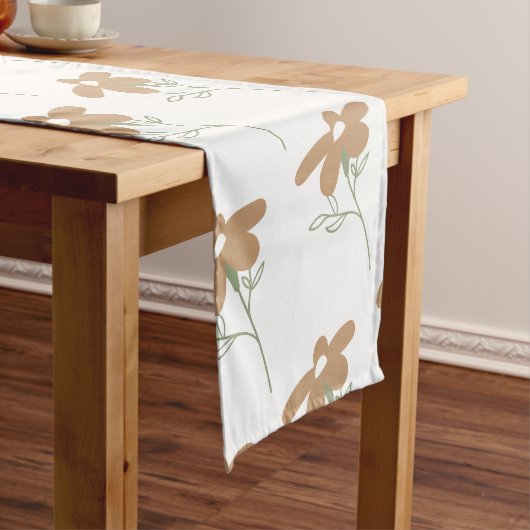 Boho Floral Wedding Korte Tafelloper (Voorbeeld)