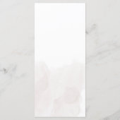 Boho Floral Wedding Menu (Achterkant)