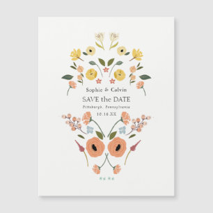 Boho Floral Wedding Save the Date