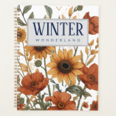 Boho Floral Weekly Planner | Tons Terracotta (Devant)