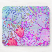 Boho Floral William Morris  Art Mousepad Muismat (Voorkant)