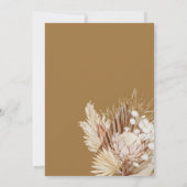 Boho Florals Baby shower Invitation (Dos)