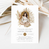 Boho Florals Baby shower Invitation