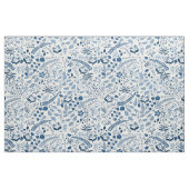 Boho Florals Classic Blues and White Stof (Fat Quarter)
