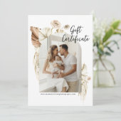 Boho Florals | Photo Arch | Carte cadeau photo (Debout devant)