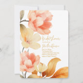 Boho Florals Vrijgezellenfeest Kaart (Voorkant)