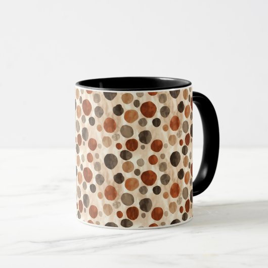 Boho Flow Shapes Mok – Aardetone Design (Voorkant rechts)