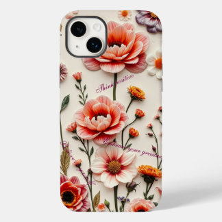 Boho Flower Aanpasbare offerte Case-Mate iPhone 14 Plus Hoesje