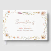 Boho Flower Baby Shower Welcome (Recto)