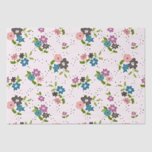 Boho Flower Clusters Tissuepapier