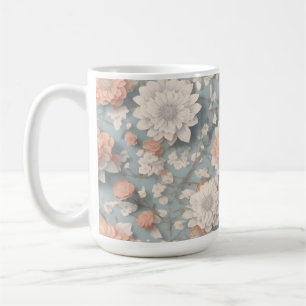 Boho Flower Design 15 oz Classic Mok