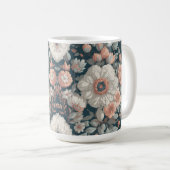 Boho Flower Design 15 oz Mug classique (Devant droit)