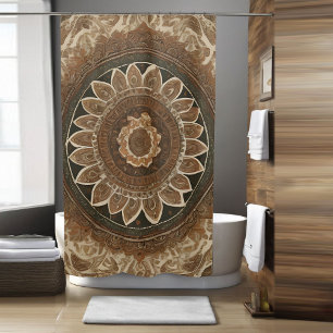 Boho Flower Douche rideau Style 2