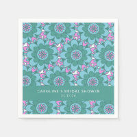 Boho Flower Groovy Green Vrijgezellenfeest Custom