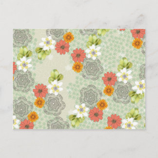 Boho  Flowers Briefkaart