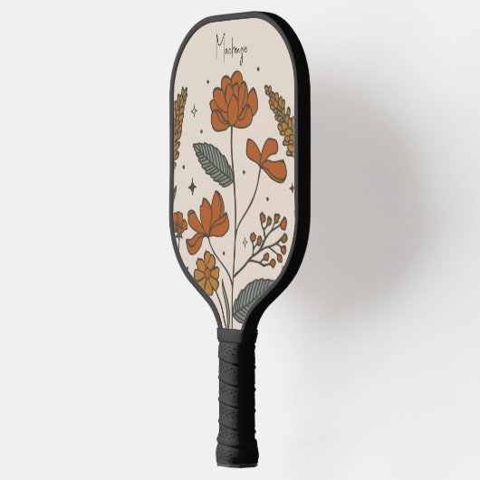 Boho Flowers Custom Pickleball Paddle (Links)