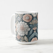 Boho Flowers Design 15 oz Mug classique (Devant gauche)