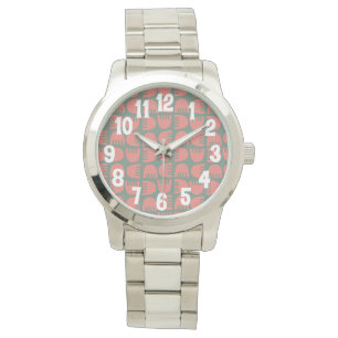 Boho Flowers Horloge