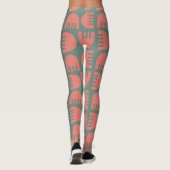Boho Flowers Leggings (Achterkant)