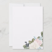 Boho Flowers Merci d'hiver (Dos)