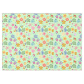 Boho Flowers Pattern B01.w LGreen BG Tafelkleed (Voorkant (Horizontaal))