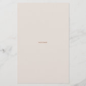 Boho Flowers Terracotta Arch Save the Date Card (Achterkant)