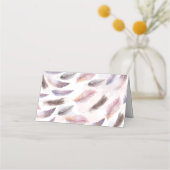 Boho Flowers Waterverf veren (Achterkant)