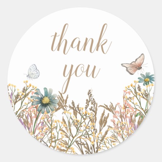 Boho Foliage Wreated Baby shower Ronde Sticker (Voorkant)