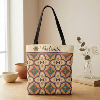 Boho Folk Art Boodschaptas Draagtas